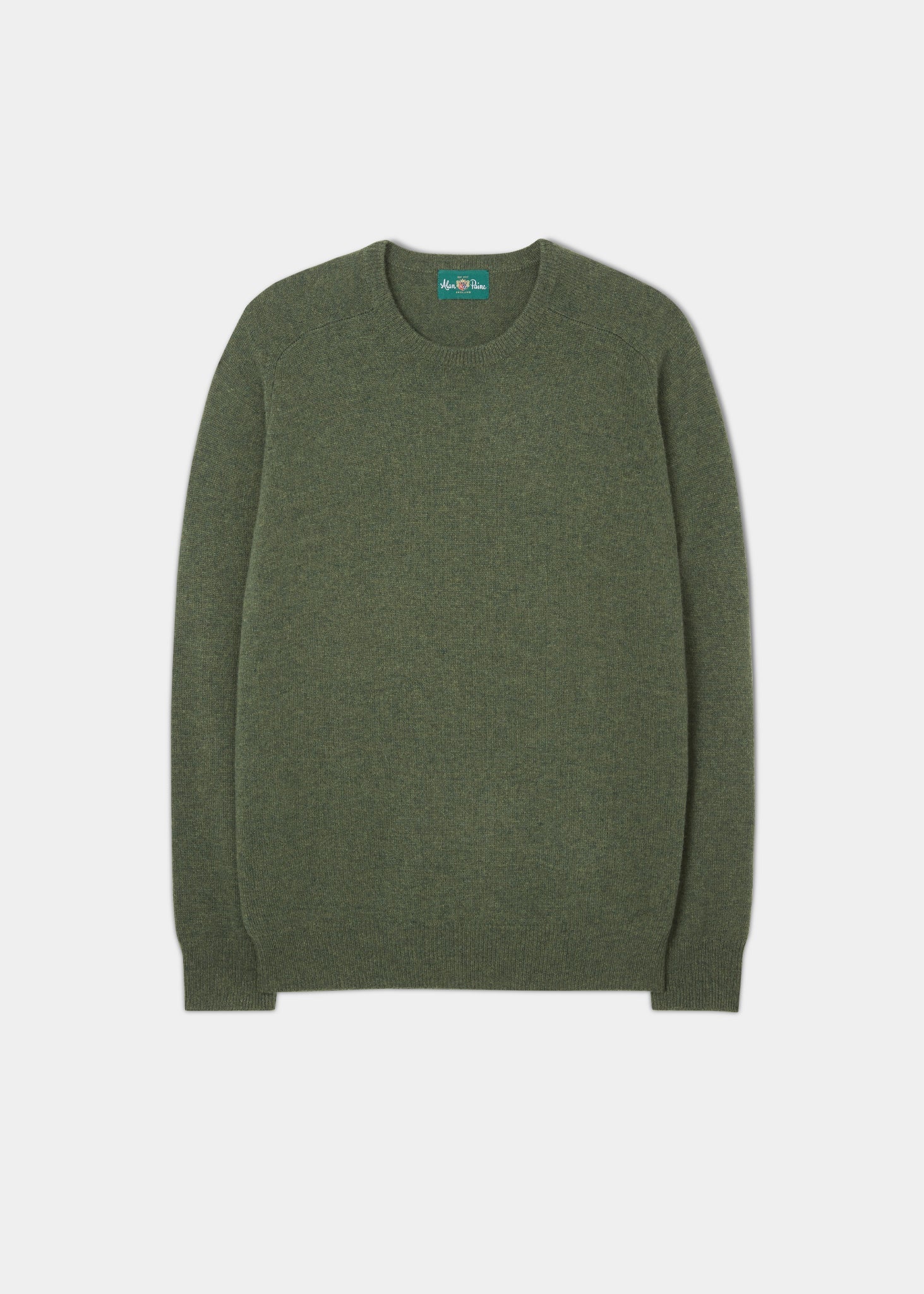 Dorset Men s Lambswool Jumper in Rosemary Alan Paine EU Alan