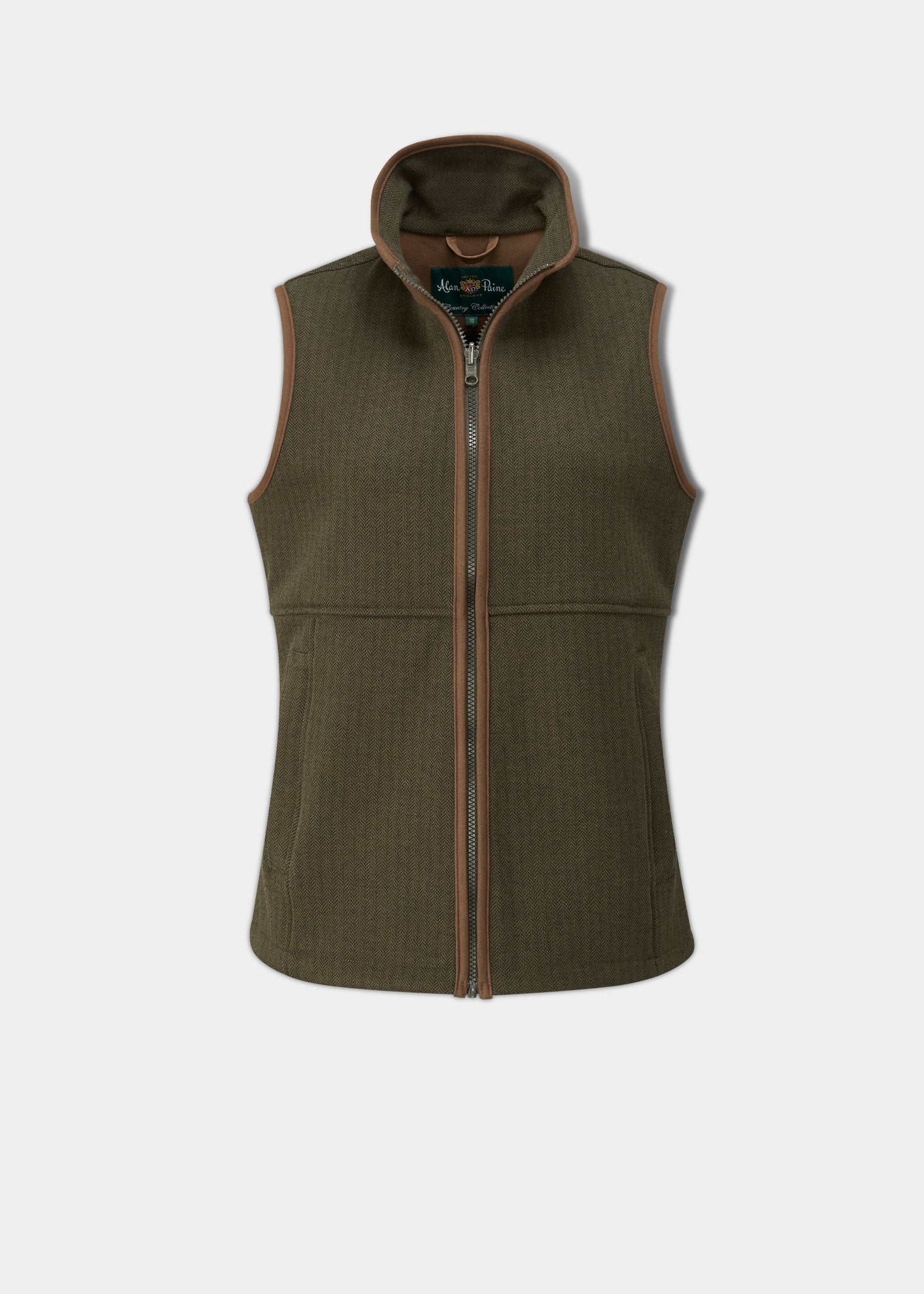 Aylsham Ladies Fleece Gilet In Green Alan Paine EU Alan Paine