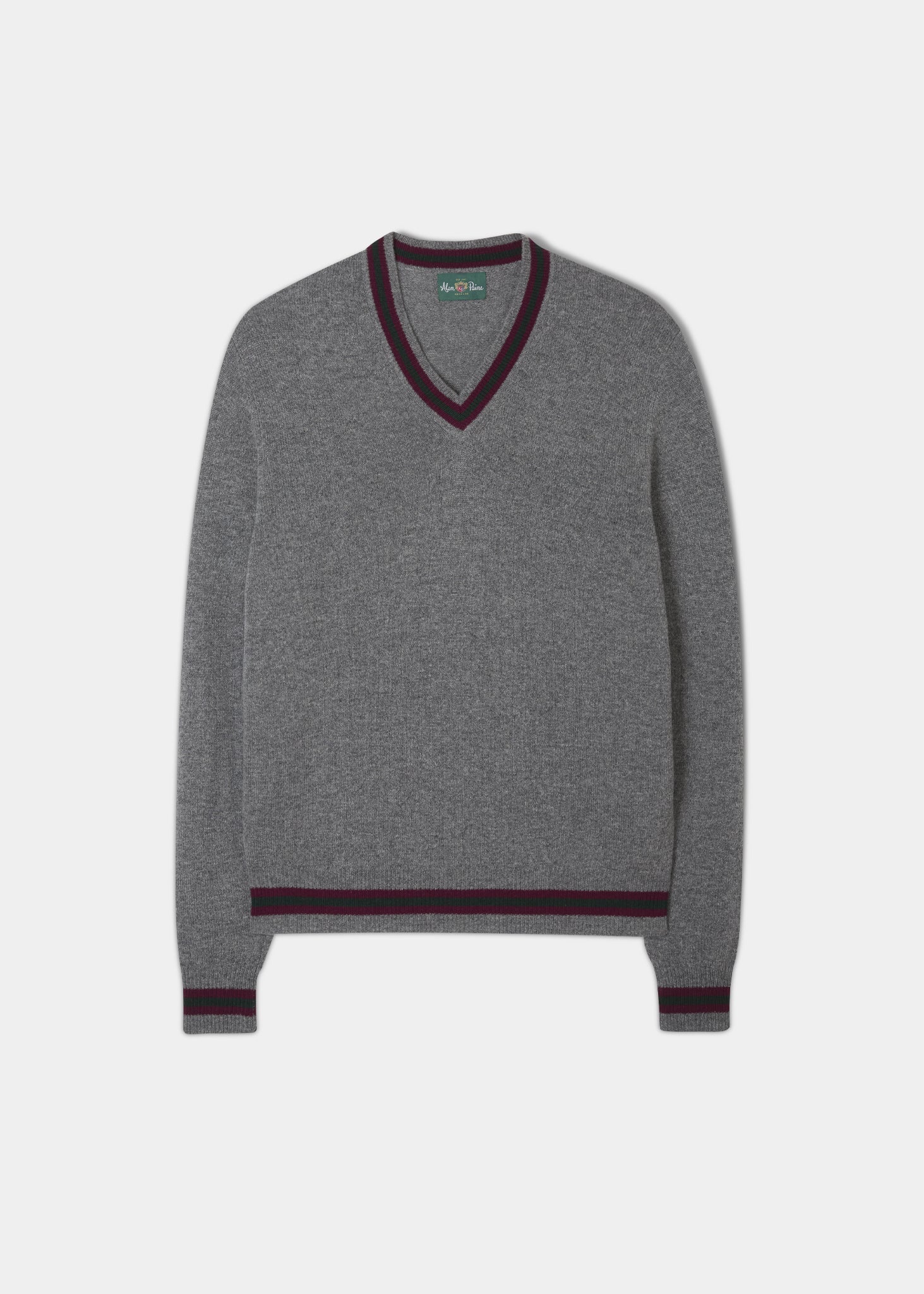 Limited Edition Commemorative Lambswool Sweater In Grey Mix Alan