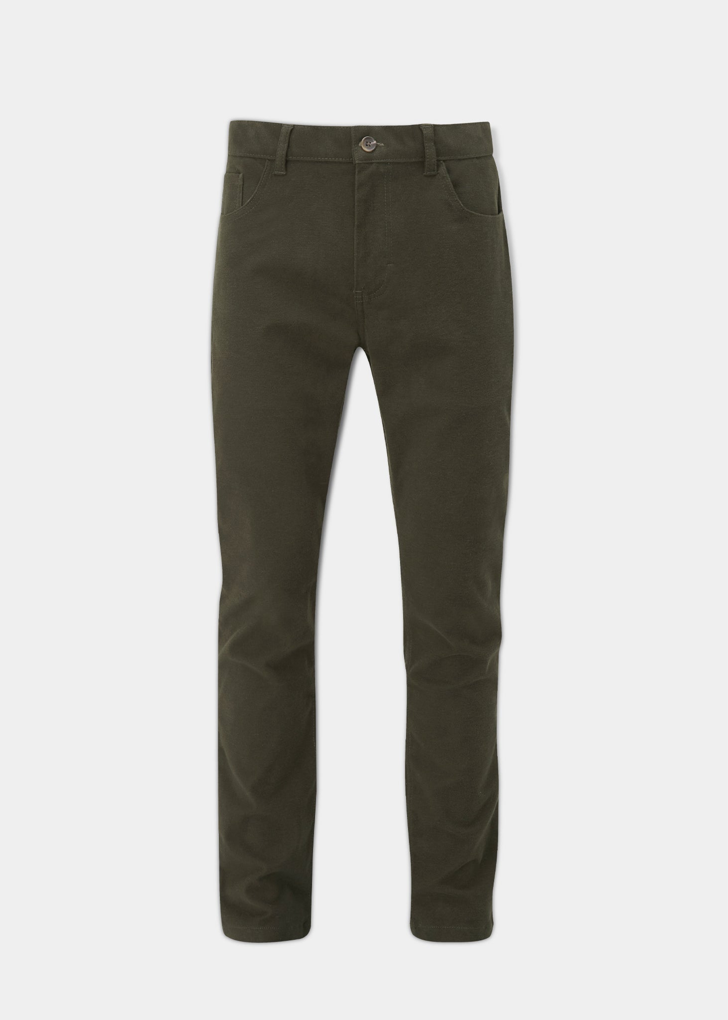 Southoak Moleskin Men s Trousers In Olive Alan Paine EU Alan