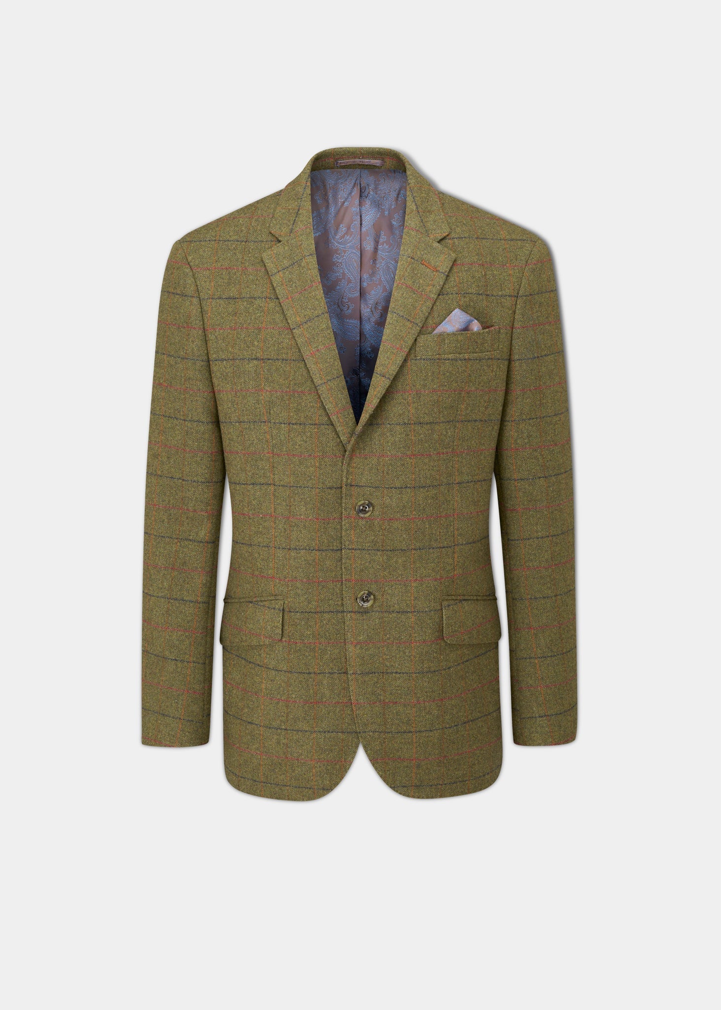 Surrey Tweed Lined Blazer In Meadow Alan Paine EU Alan Paine