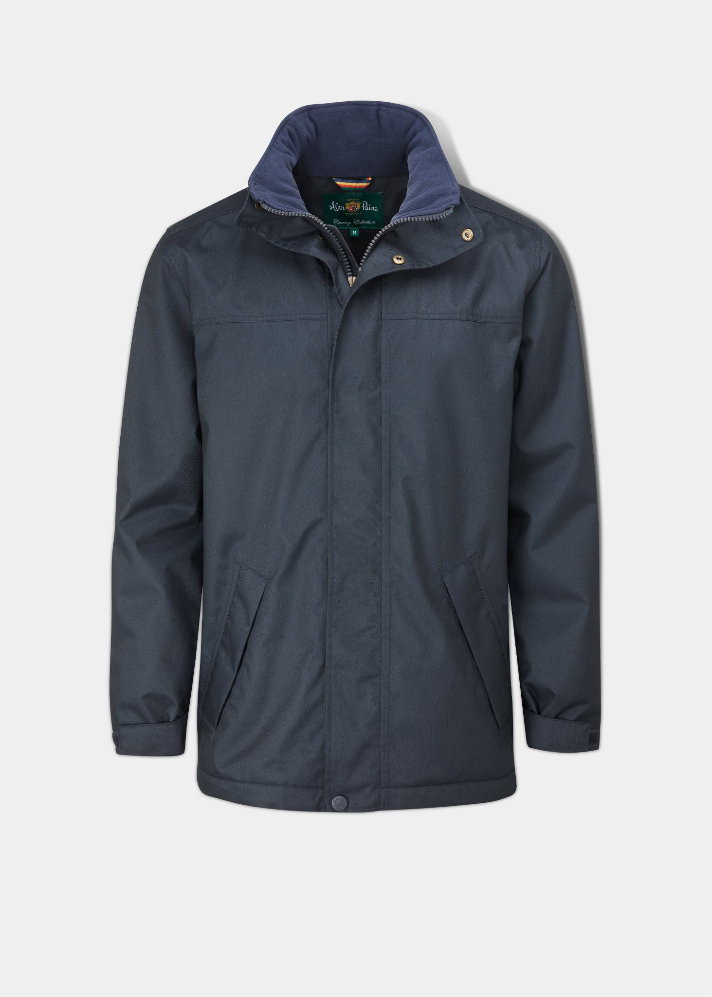 Fernley Men s Waterproof Weekend Coat In Navy Alan Paine EU