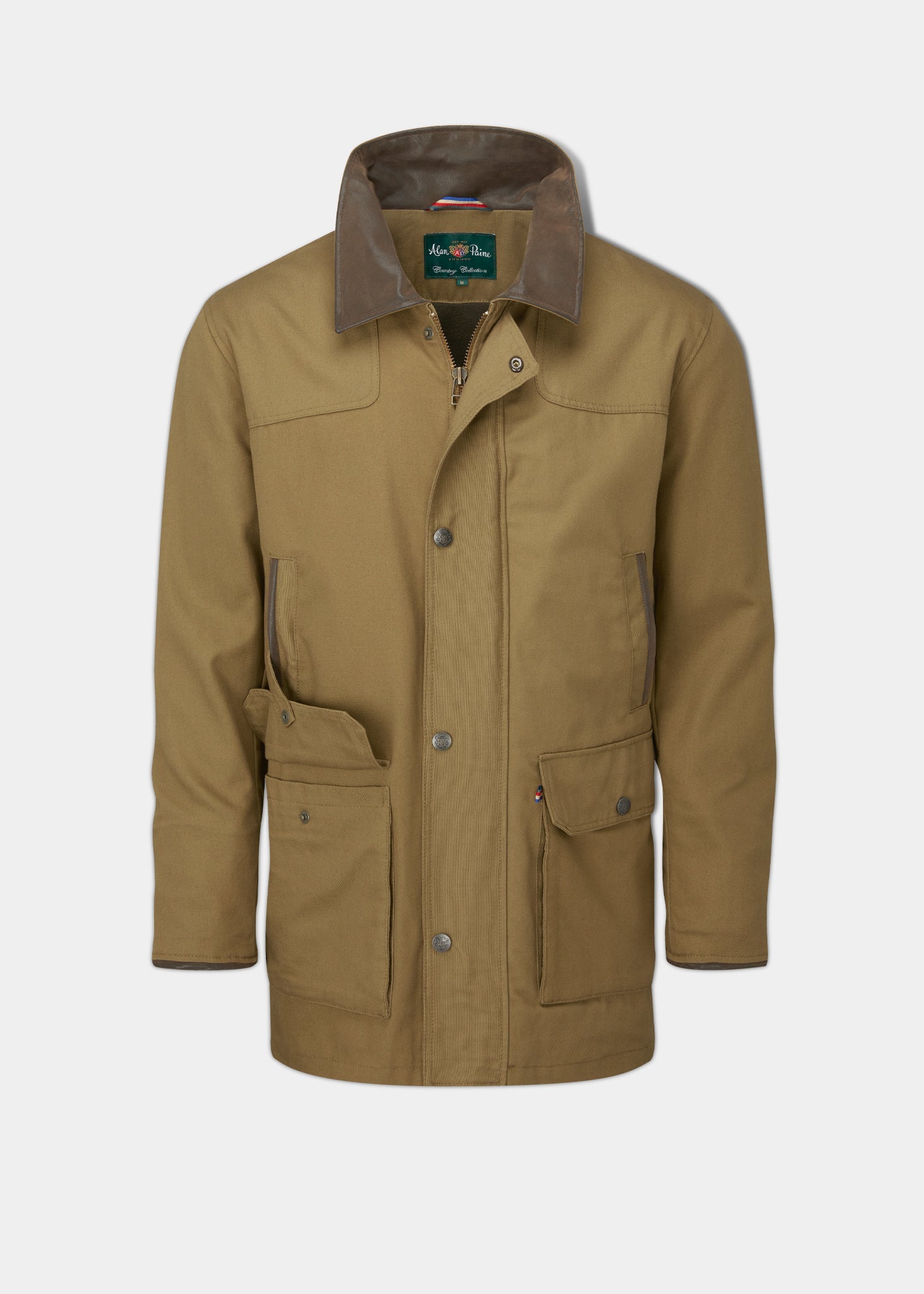 Kexby Men s Waterproof Lightweight Coat In Tan Alan Paine EU