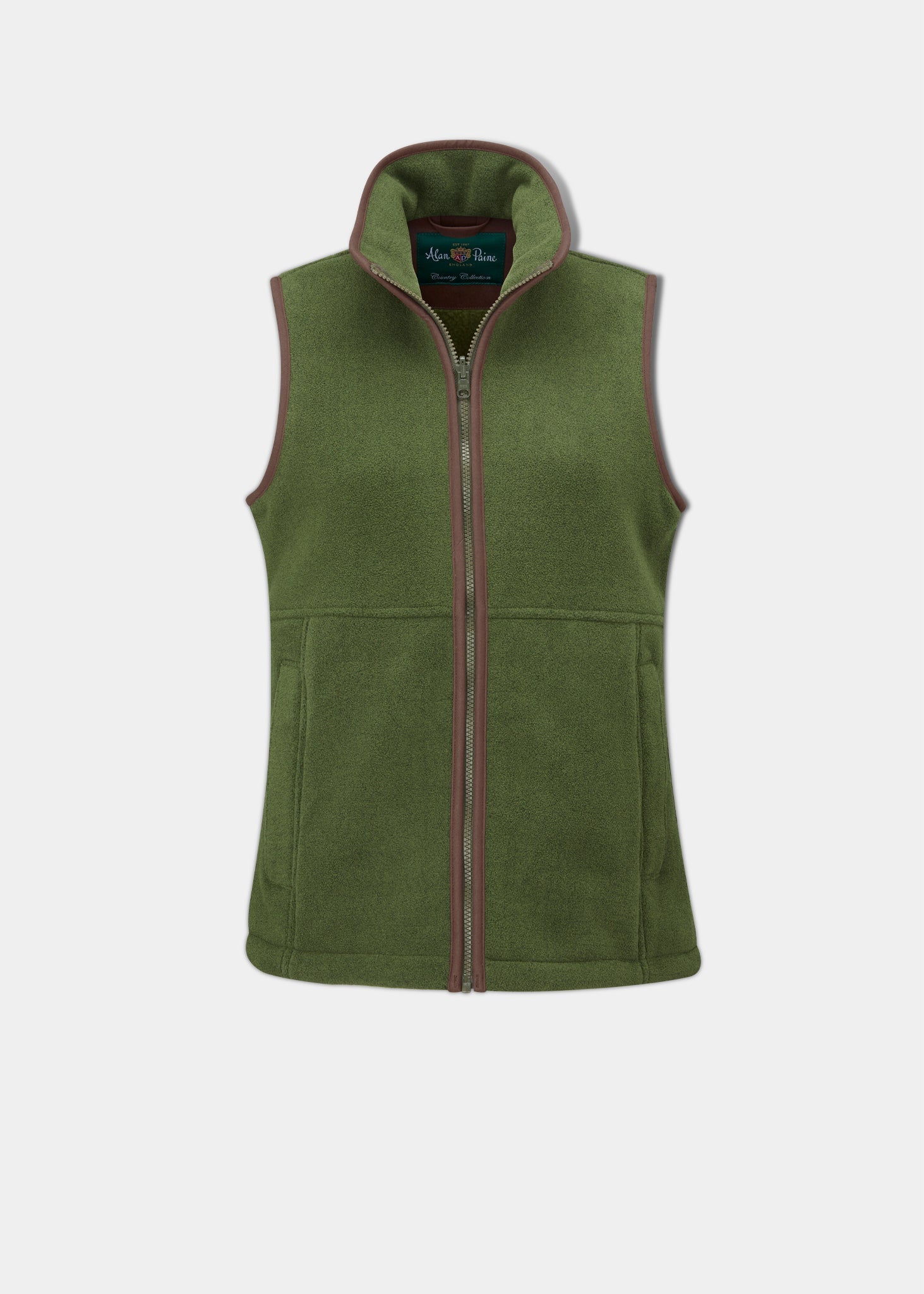 Ladies Fleece Gilet In Leaf Alan Paine EU Alan Paine Europe