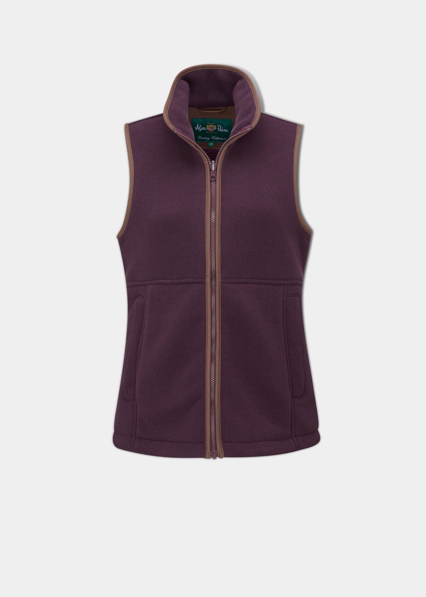 Aylsham Ladies Fleece Waistcoat In Merlot Alan Paine EU Alan