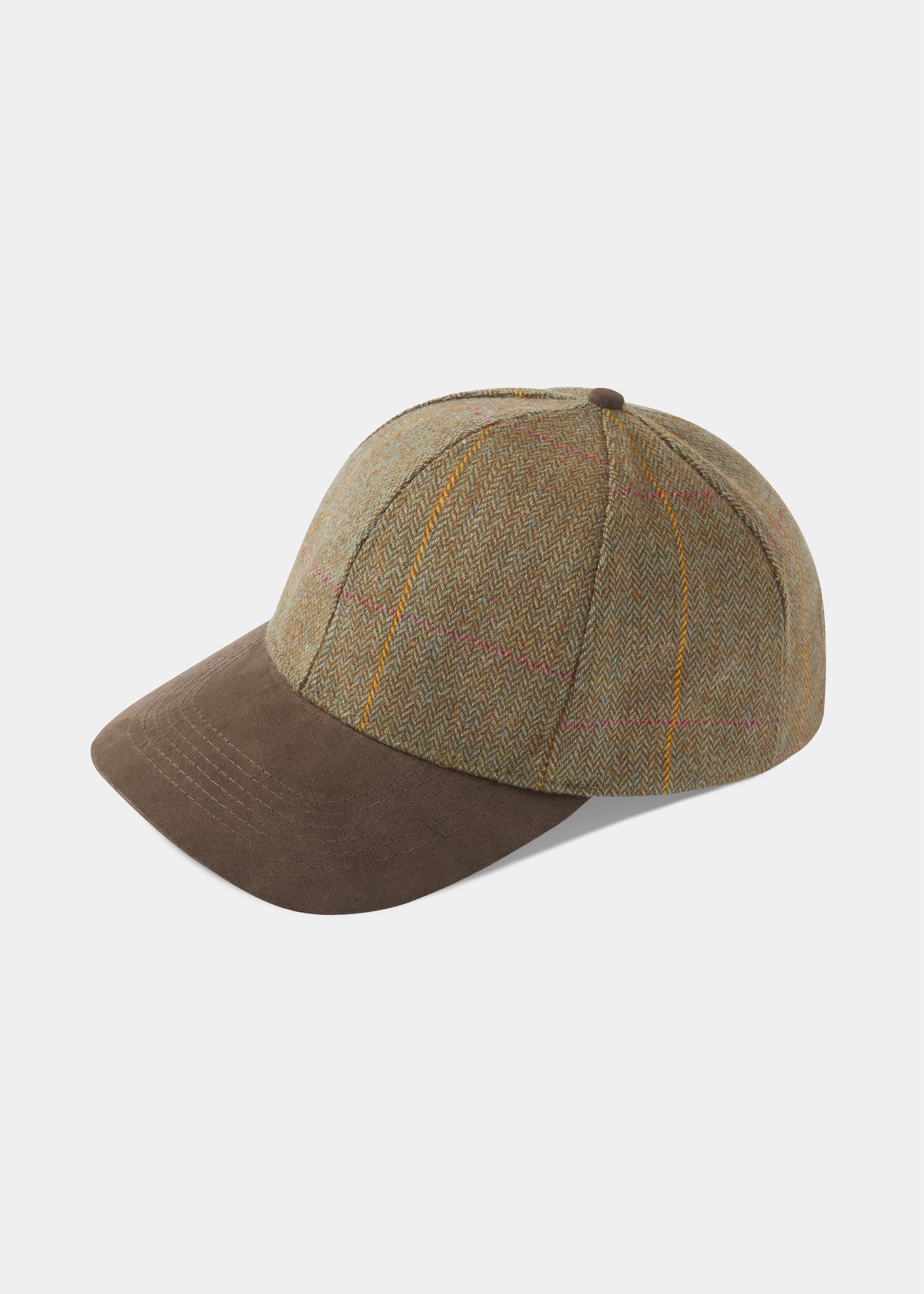 Combrook Tweed Baseball Cap In Hawthorn Alan Paine EU Alan