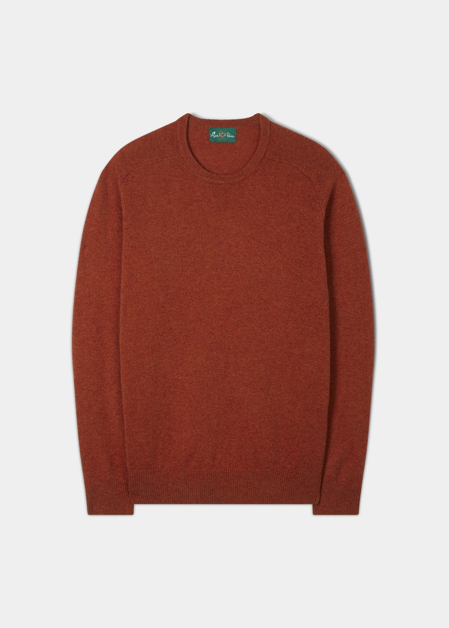 Dorset Men s Lambswool Jumper in Ember