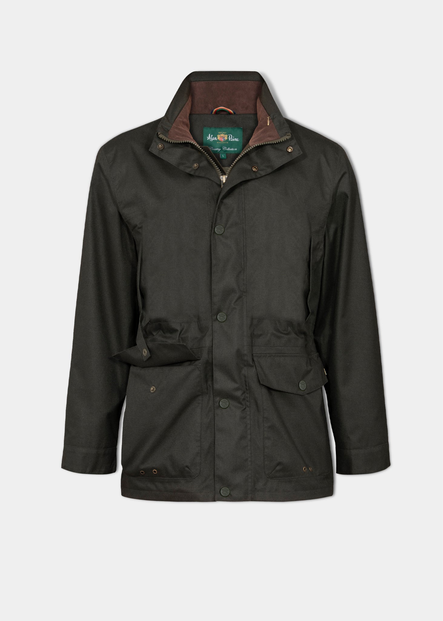 Fernley Men s Waterproof Field Coat In Woodland Men s Country