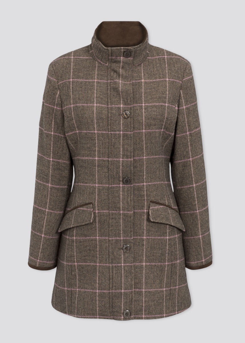 Combrook Ladies Tweed Field Jacket In Ebony Women s Coats