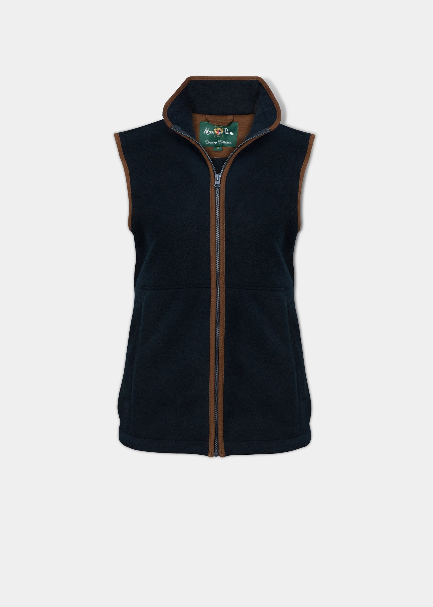 Aylsham Ladies Fleece Waistcoat In Dark Navy Shooting Country