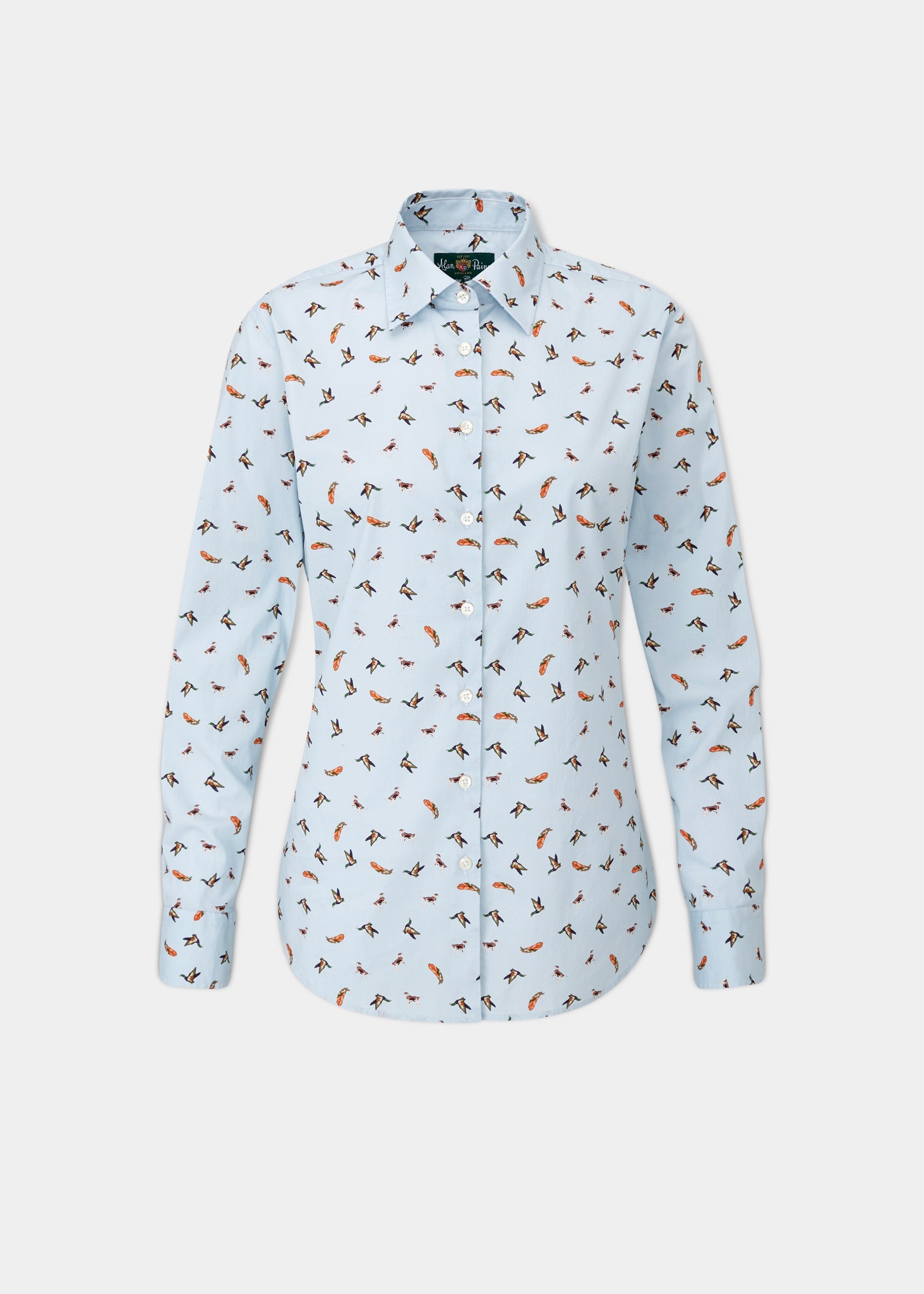 Lawen Cotton Shirt With Duck Design Alan Paine EU Alan Paine