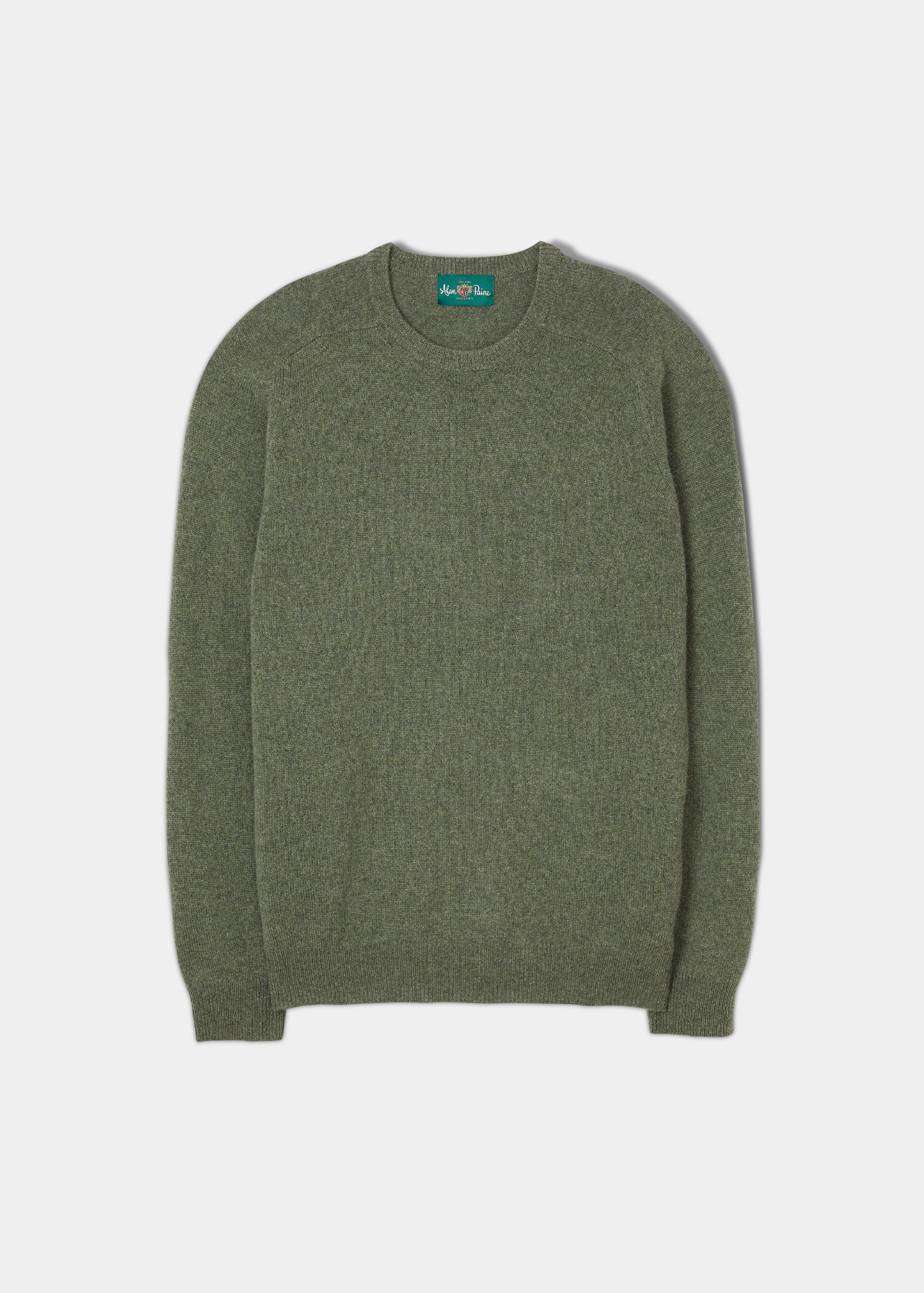 Lenzie Men s Crew Neck Jumper In Landscape Alan Paine UK Alan