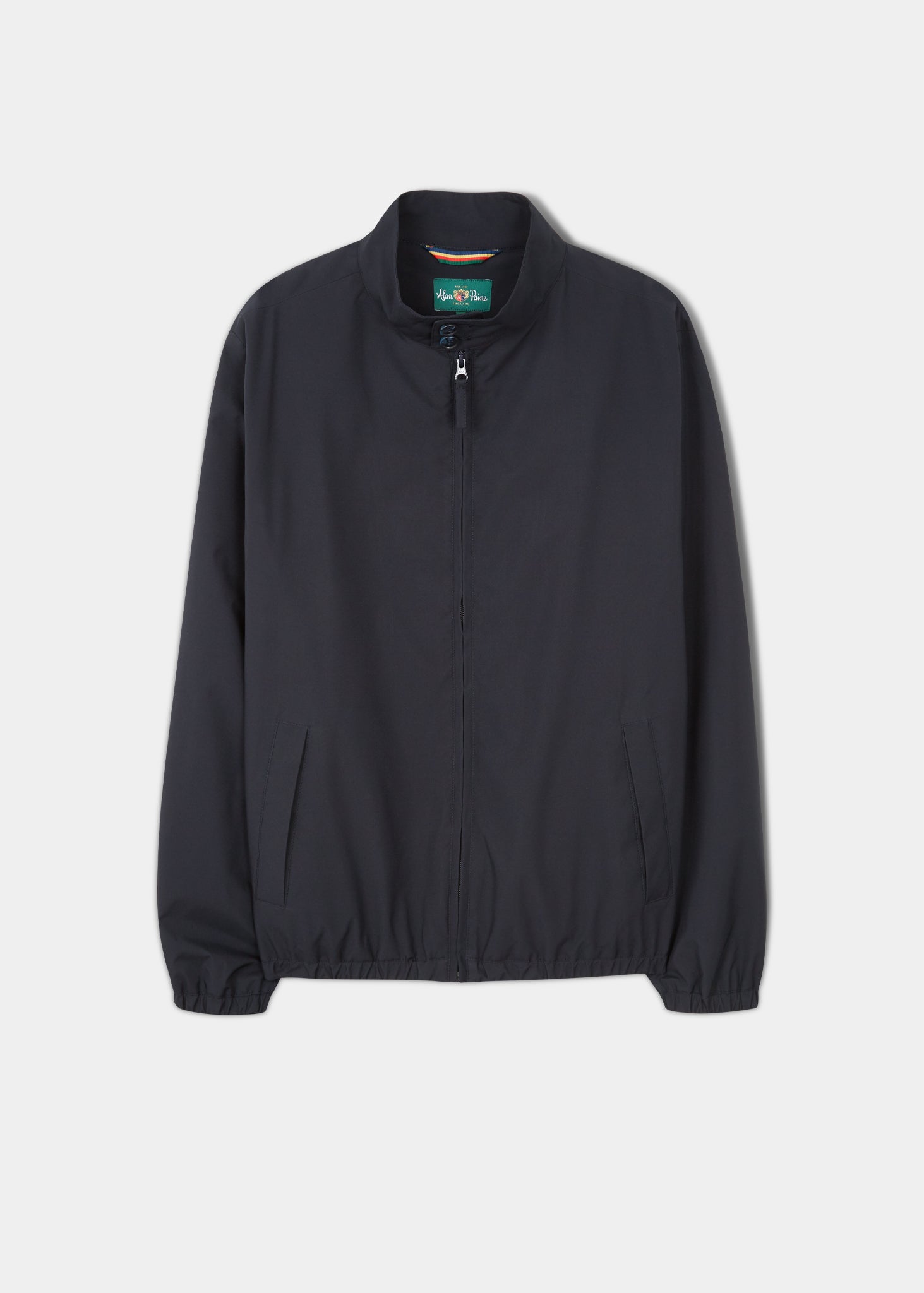 Men s Lightweight Bomber Jacket In Navy Alan Paine Alan Paine