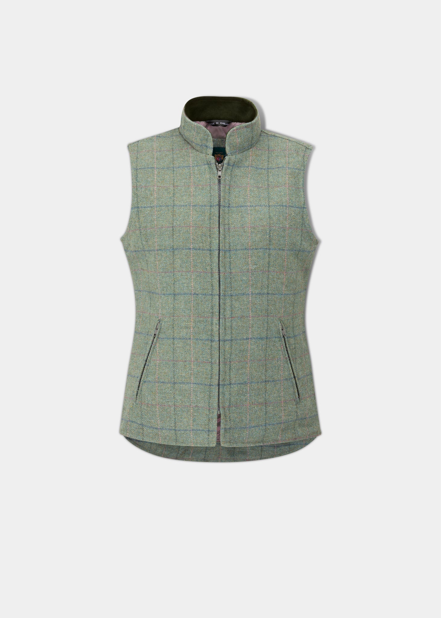 Rutland Ladies Tweed Shooting Gilet In Spindle Alan Paine EU