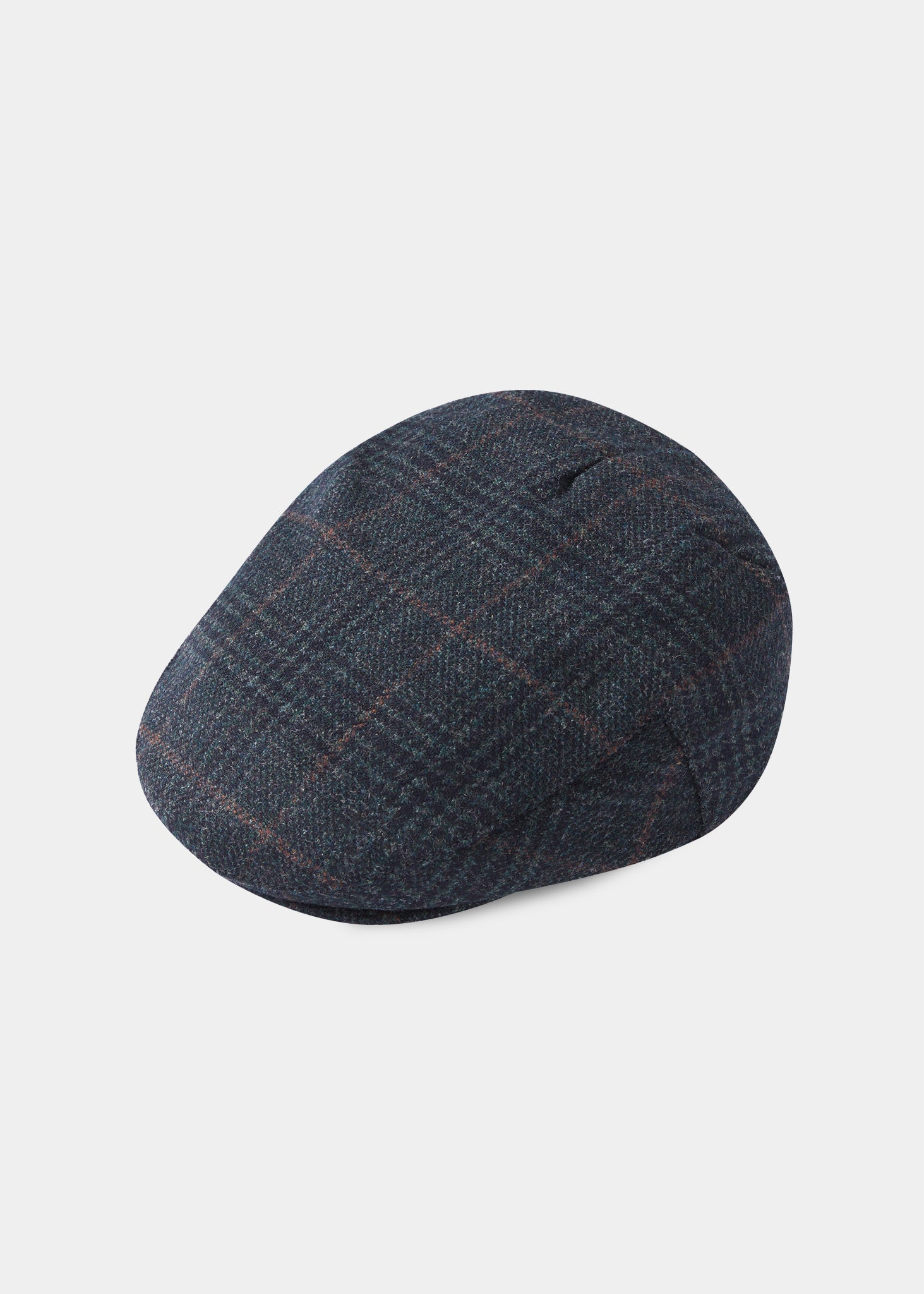 Surrey Men s Tweed Flat Cap In Green Check Alan Paine EU Alan