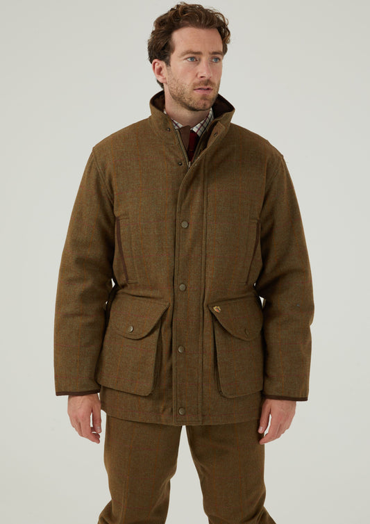 Combrook Men's Tweed Shooting Field Coat In Hawthorn