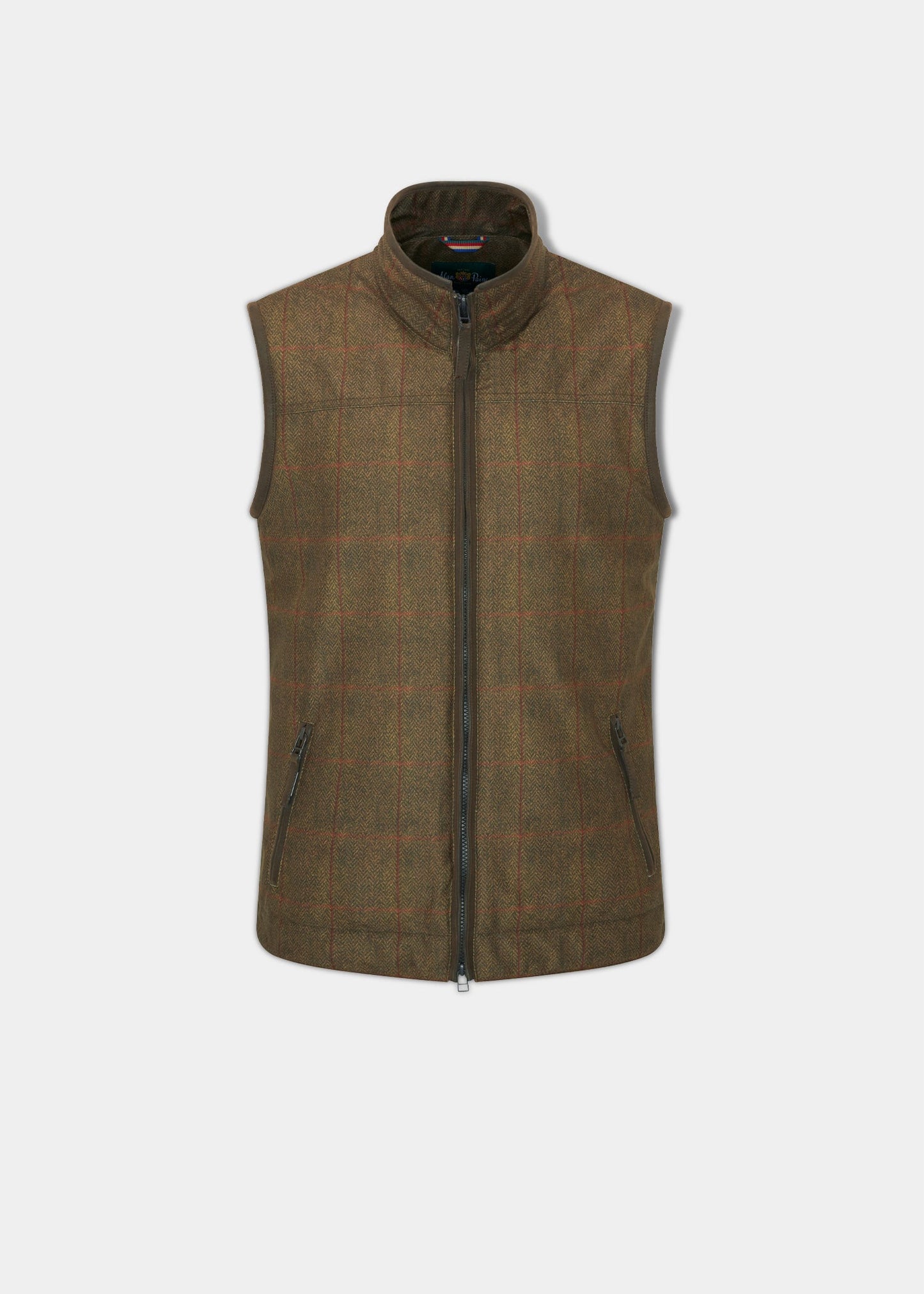 Didsmere Men's Technical Tweed Gilet In Oak