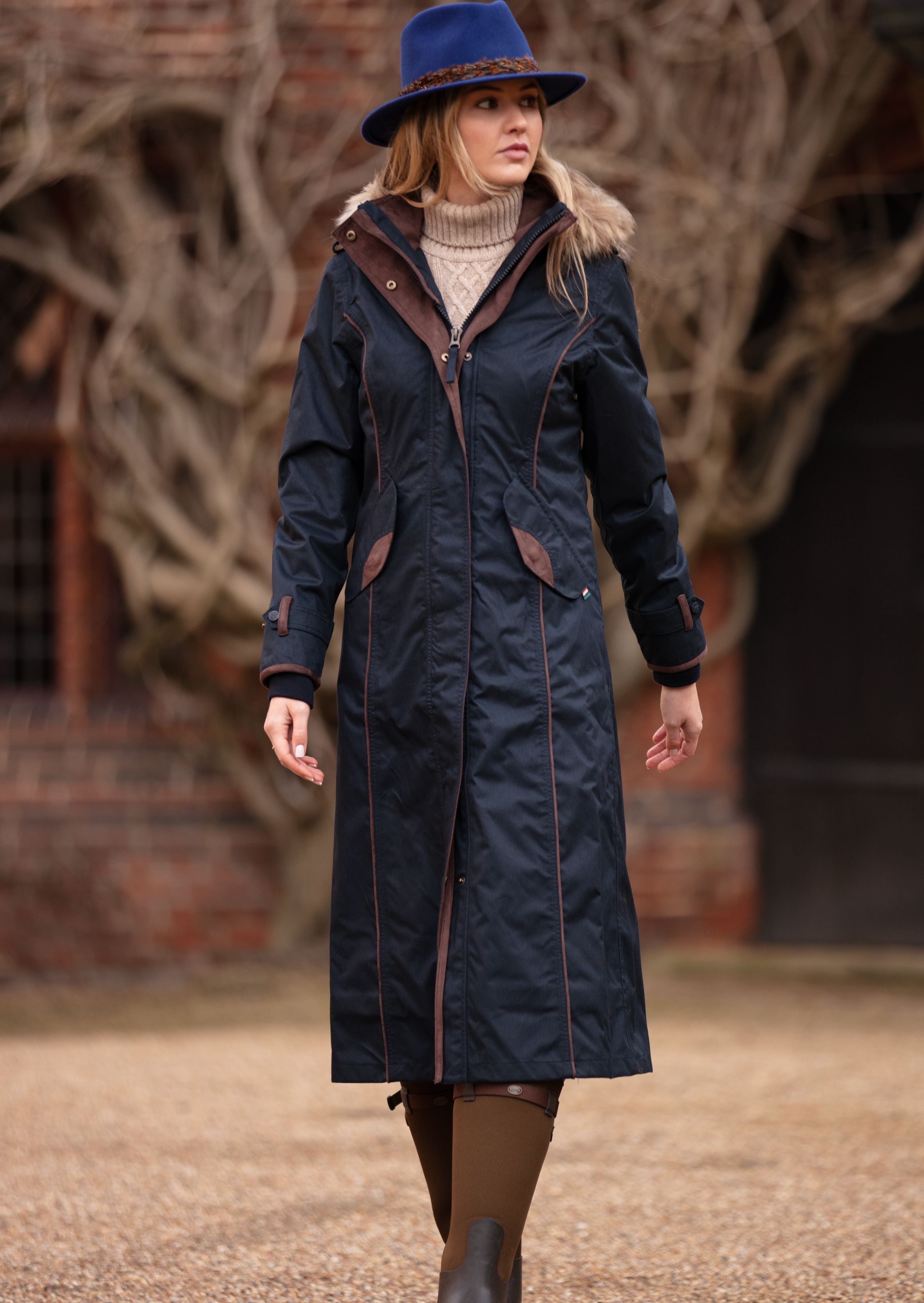 Long rainproof hot sale coat