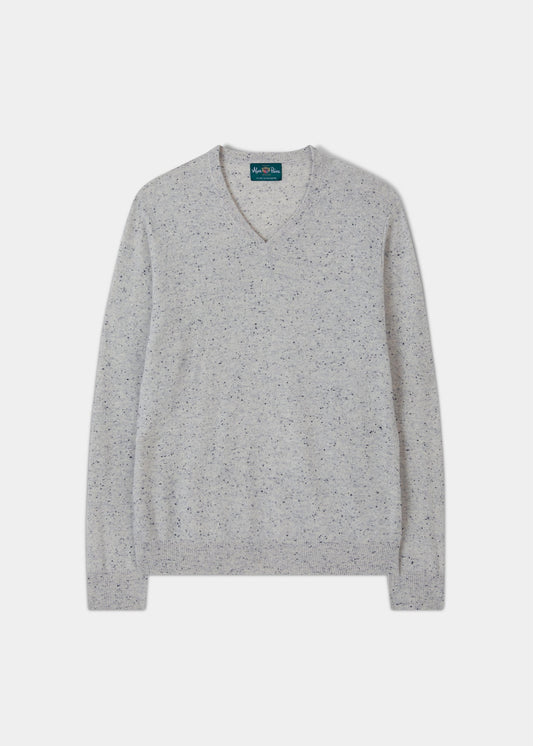 Haddington Cashmere Jumper in Snowfall - Regular Fit