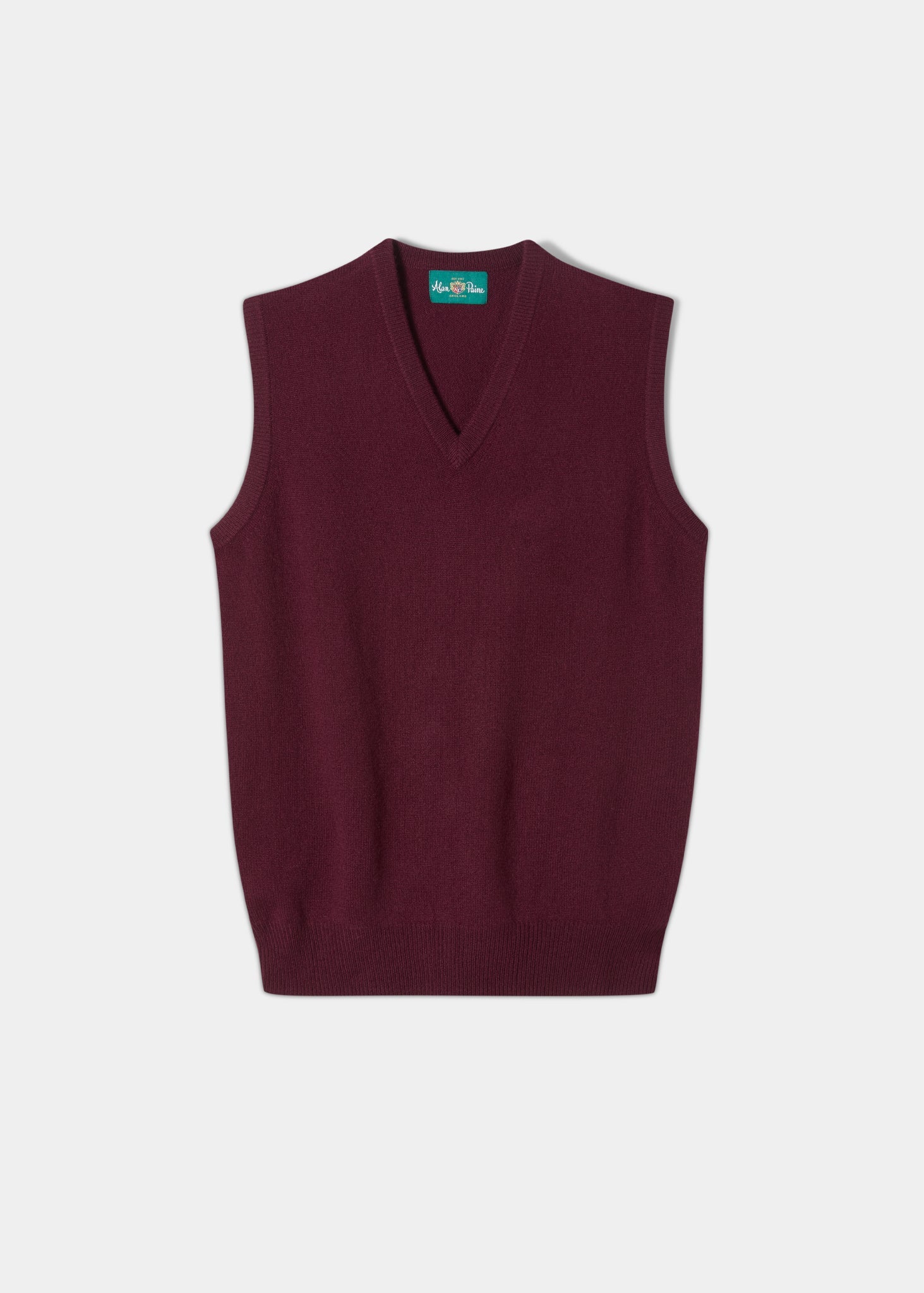 Mens red hot sale sleeveless jumper