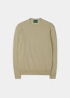 Geelong Crew Neck Jumper In Natural