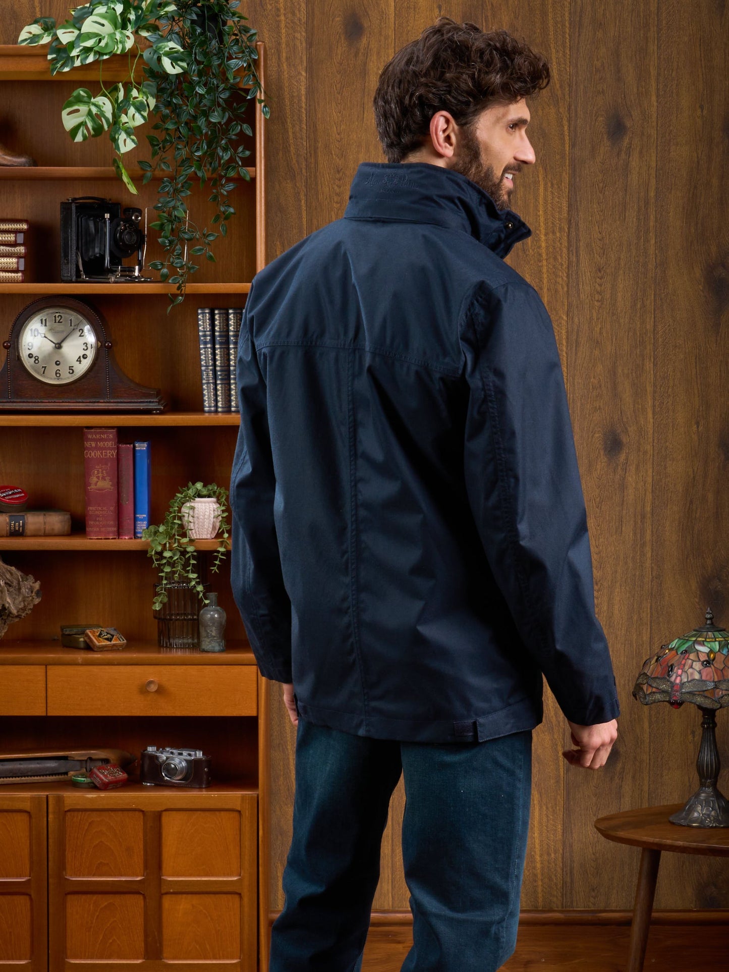 Waterproof Weekend Coat In Navy