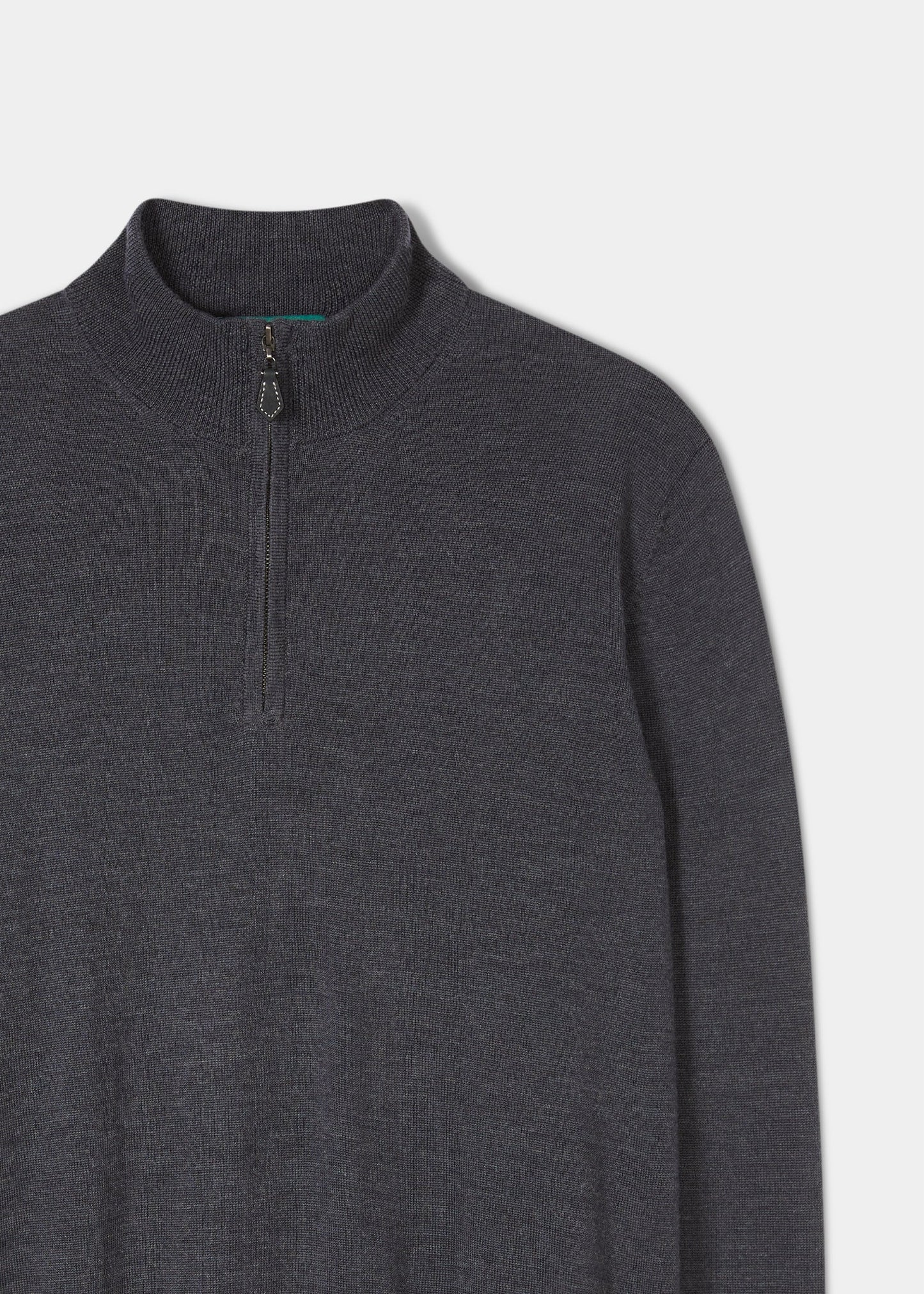 Merino-Wool-Half-Zip-Jumper-Charcoal