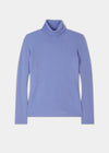 Rebecca Ladies Roll Neck Jumper In Sweet Lavender