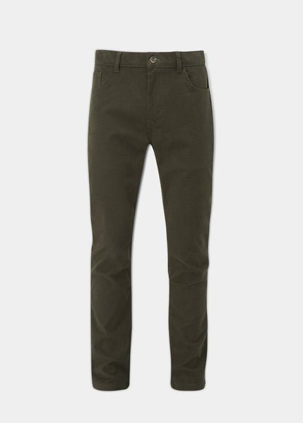 Southoak Moleskin Men's Trousers In Olive