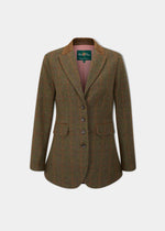 Surrey Ladies Tweed Blazer In Hemlock