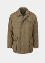 Surrey Waterproof Tweed Coat In Sycamore 