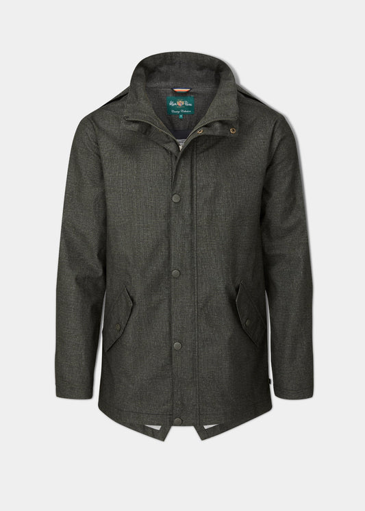 Fernley Men's Waterproof Parka In Hopsack