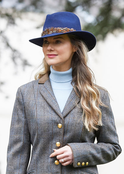 Richmond Ladies Fedora In Blue