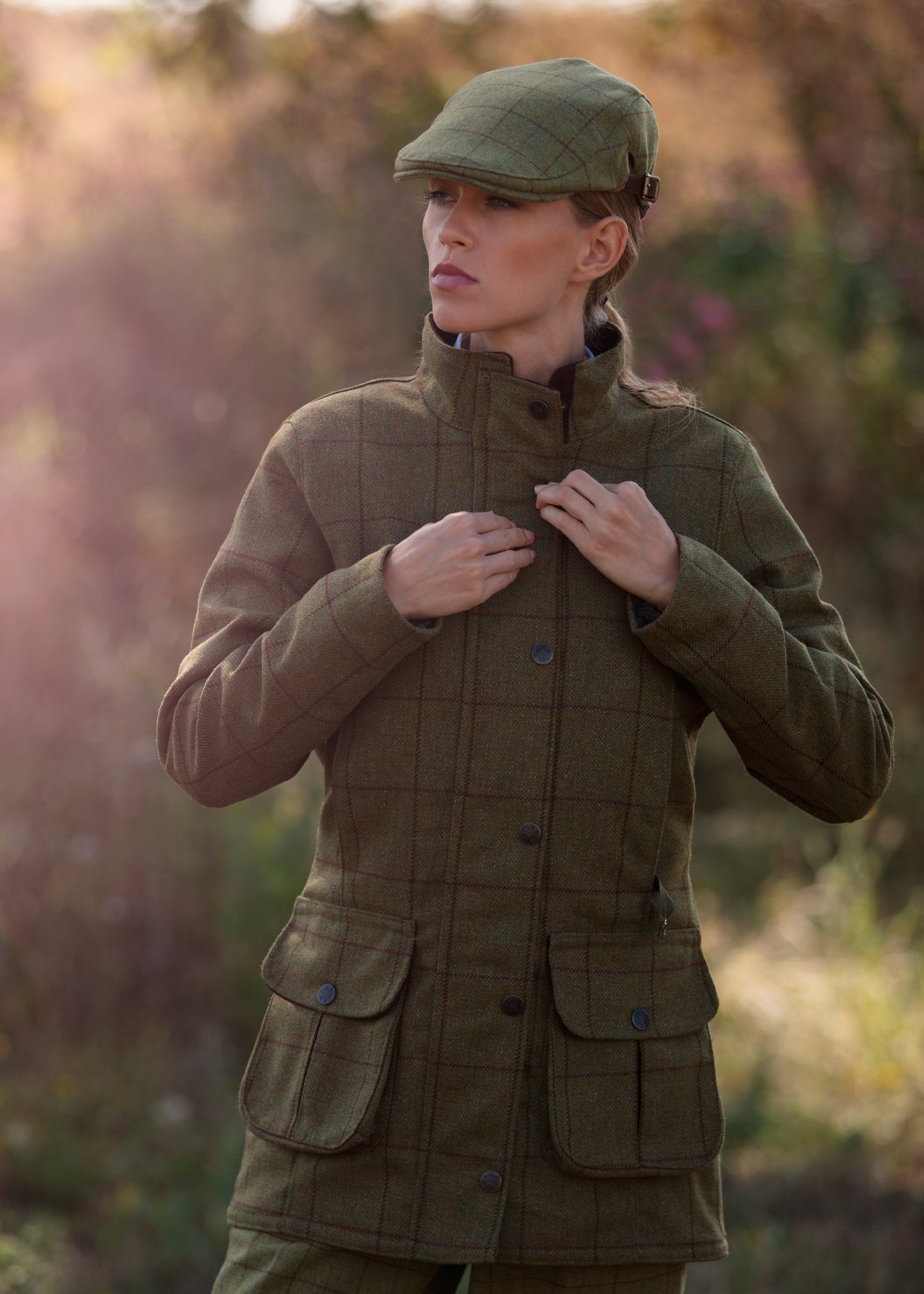 Ladies tweed coat best sale