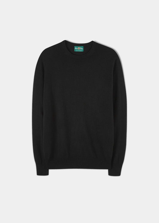 Melfort-Black-Cashmere-Jumper