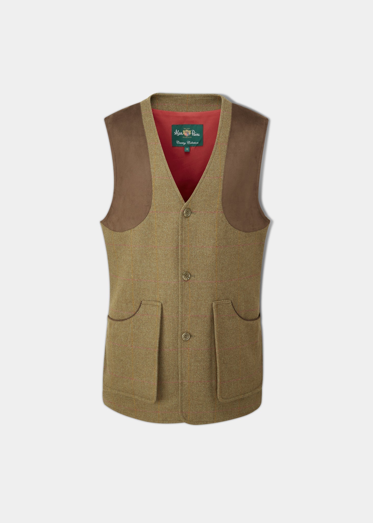 Combrook Men s Shooting Waistcoat in Hawthorn Alan Paine EU