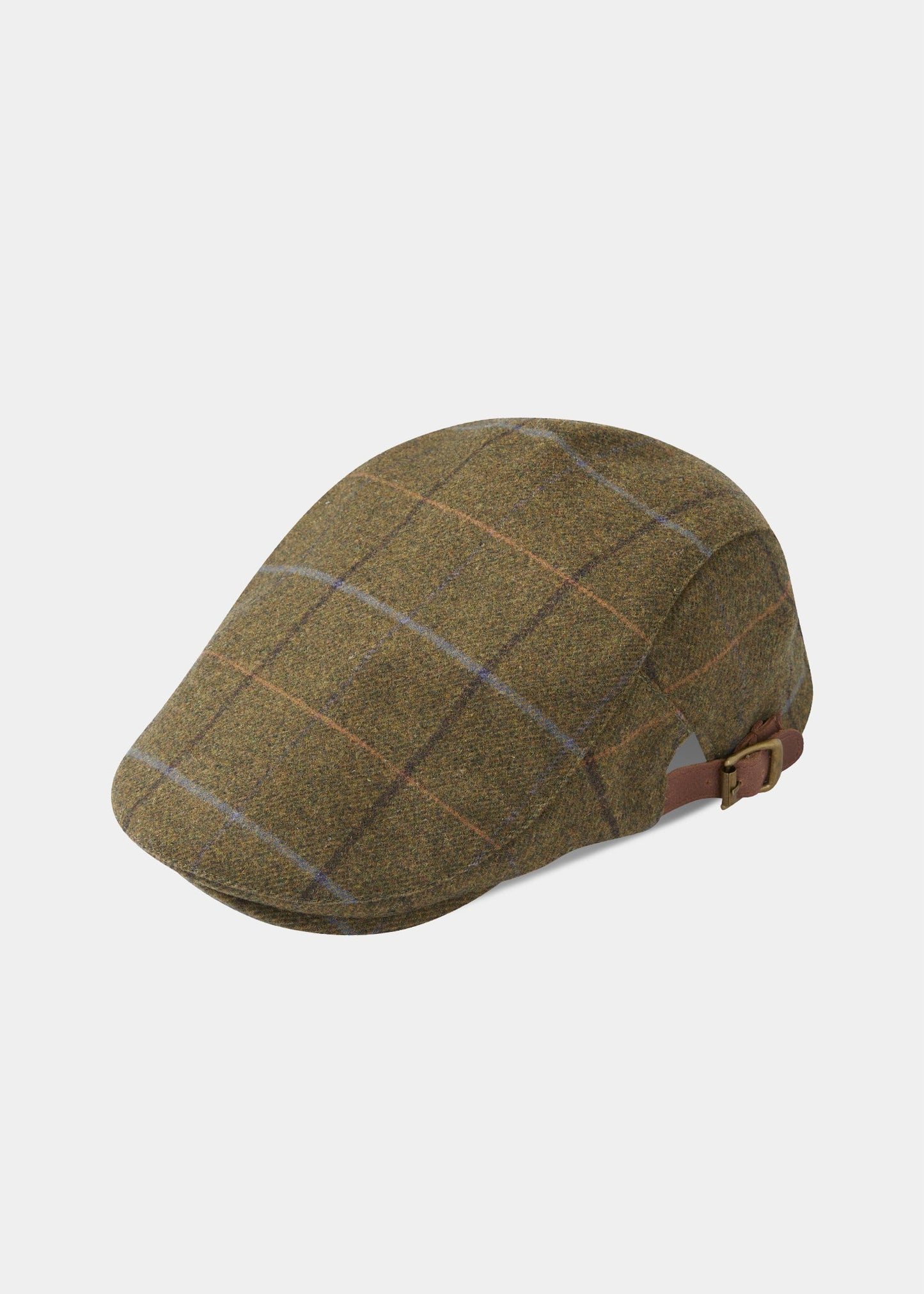 Combrook Unisex Tweed Country Cap In Hazel