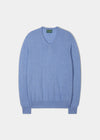 Haddington Cashmere Jumper in Ocean - Regular Fit