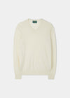 Haddington Cashmere Jumper in Eggshell 