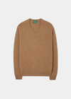 Kilsyth Men's Lambswool Jumper in Driftwood