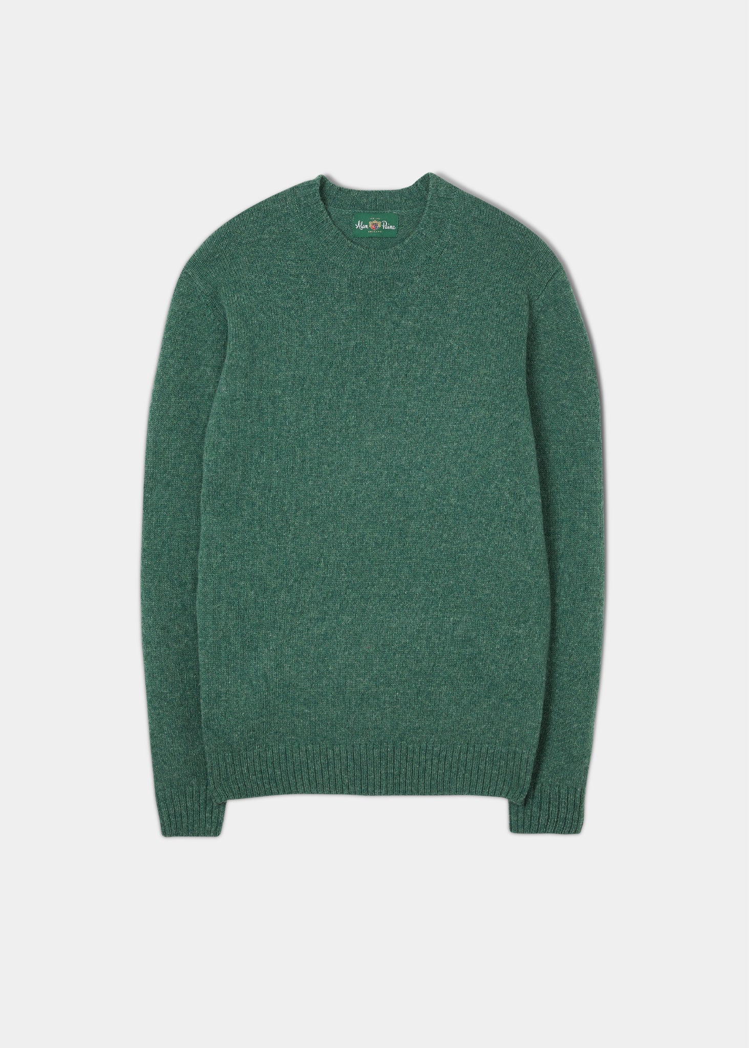 Men s Green Jumpers Green Sweaters Alan Paine Alan Paine Europe