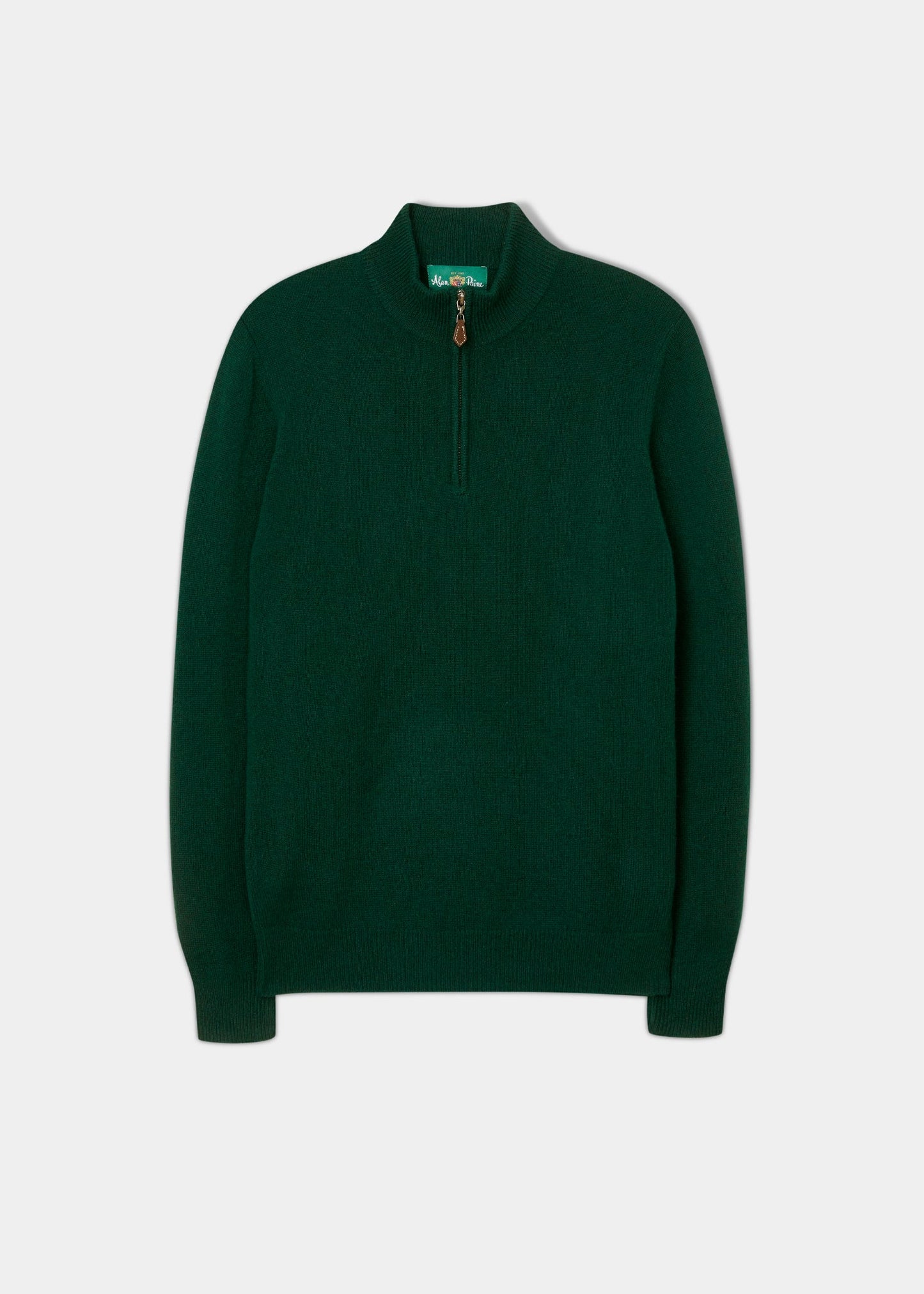 lambswool-half-zip-jumper-tartan-green