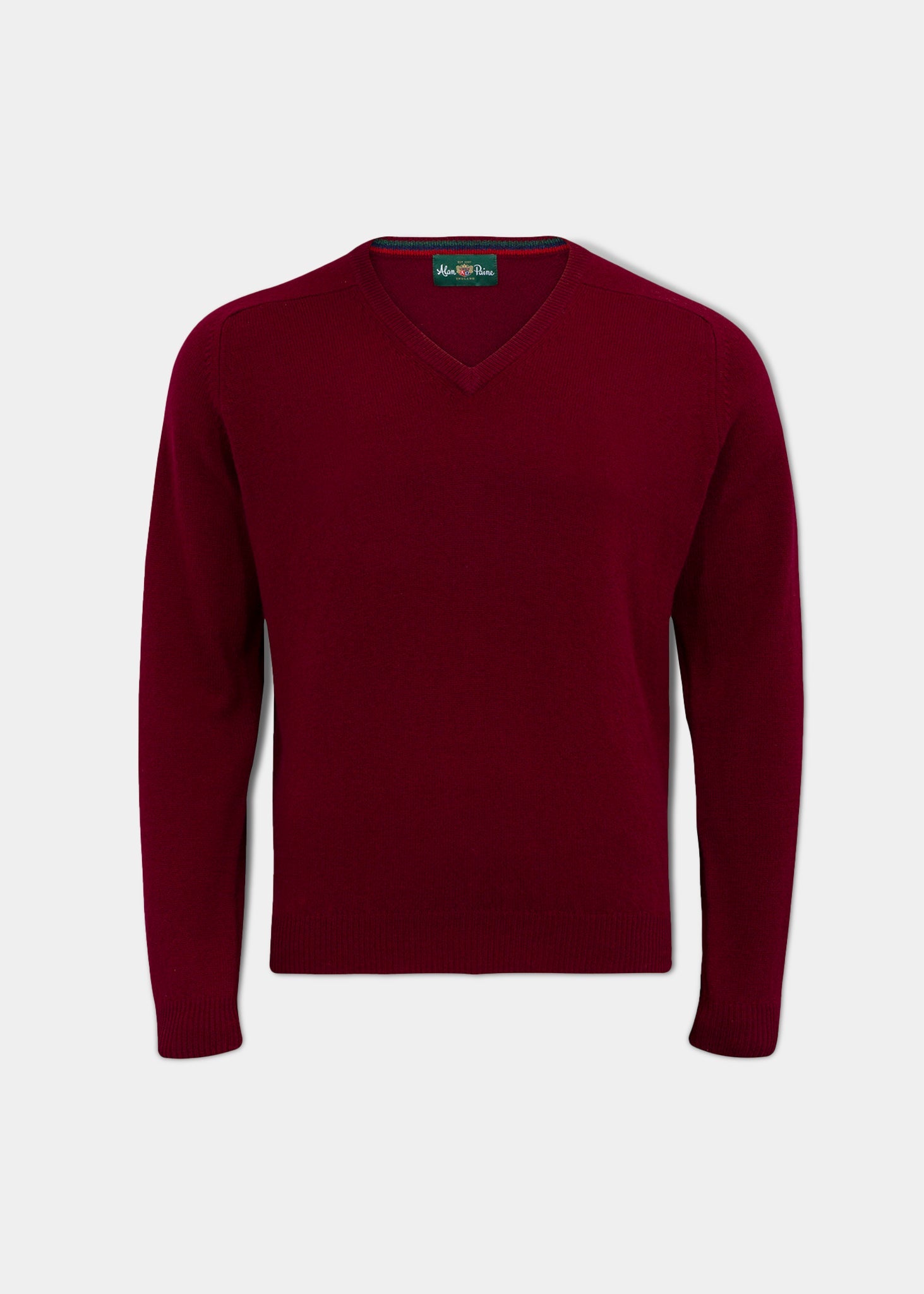 lambswool-vee-neck-jumper-bordeaux