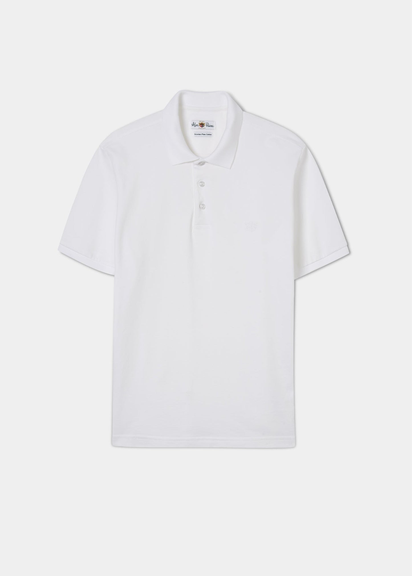 Fritton Pique Polo Shirt In White