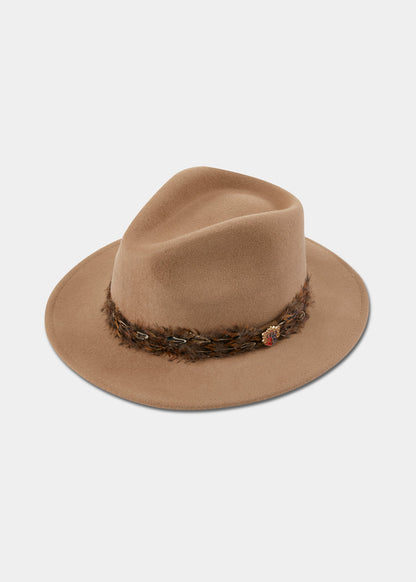 Richmond Ladies Fedora In Mink